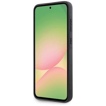 Samsung Galaxy A56 Karl Lagerfeld Fixed Glitter Metal Ikonik Cover - Sort