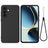 Samsung Galaxy A56 Flydende silikone cover med håndrem - sort