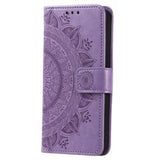 Samsung Galaxy A56 Mandala Series Etui med Pung - Lilla