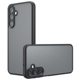 Samsung Galaxy A56 Mat Frostet Hybrid Cover - Sort