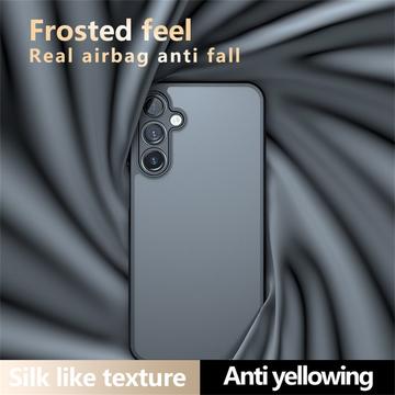 Samsung Galaxy A56 Mat Frostet Hybrid Cover - Sort