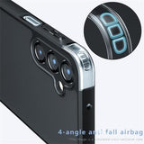 Samsung Galaxy A56 Mat Frostet Hybrid Cover - Sort