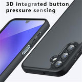 Samsung Galaxy A56 Mat Frostet Hybrid Cover - Sort