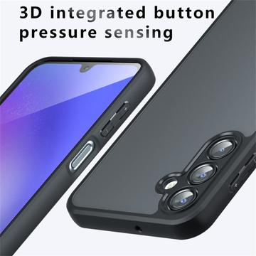Samsung Galaxy A56 Mat Frostet Hybrid Cover - Sort