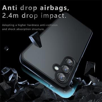 Samsung Galaxy A56 Mat Frostet Hybrid Cover - Sort
