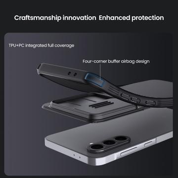 Samsung Galaxy A56 Nillkin CamShield Pro Hybrid Cover - Sort