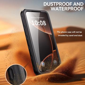 Samsung Galaxy A56 Redpepper IP68 Vandtæt Cover - Sort / Klar