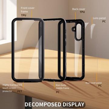 Samsung Galaxy A56 Redpepper IP68 Vandtæt Cover - Sort / Klar