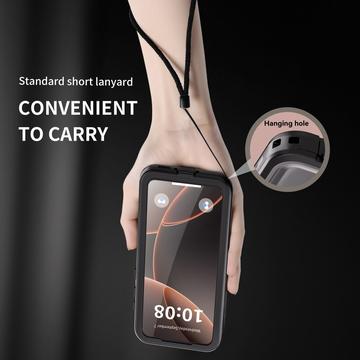 Samsung Galaxy A56 Redpepper IP68 Vandtæt Cover - Sort / Klar