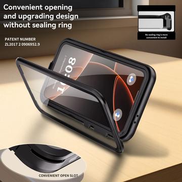Samsung Galaxy A56 Redpepper IP68 Vandtæt Cover - Sort / Klar