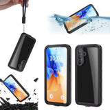Samsung Galaxy A56 Redpepper IP68 Vandtæt Cover - Sort / Klar