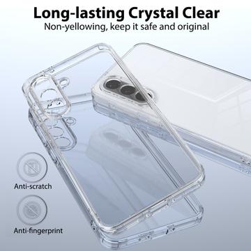 Samsung Galaxy A56 Ridsefast Hybrid Cover - Gennemsigtig