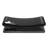 Samsung Galaxy A56 Spigen Rugged Armor TPU Cover - Sort