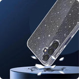 Samsung Galaxy A56 Tech-Protect FlexAir Glitter TPU Cover - Gennemsigtig
