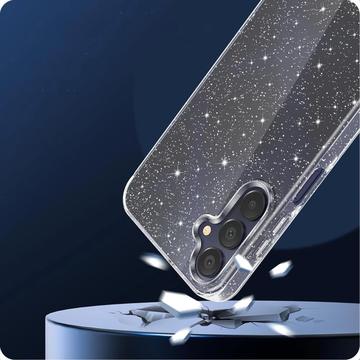Samsung Galaxy A56 Tech-Protect FlexAir Glitter TPU Cover - Gennemsigtig