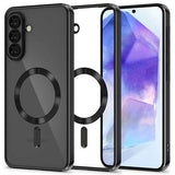 Samsung Galaxy A56 Tech-Protect MagFlex Cover - MagSafe-kompatibelt - klar / sort