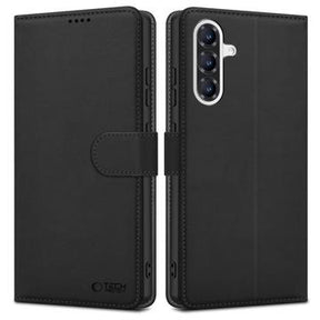 Samsung Galaxy A56 Tech-Protect Pungetui med Magnet og Stativ - Sort
