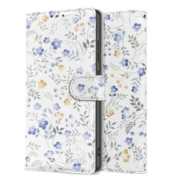 Samsung Galaxy A56 Tech-Protect Pung Cover med Magnet og Stativ - Forårsblomster