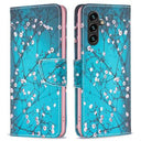 Samsung Galaxy A56 Wonder Series Pung - Hvid Blomster