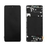 Samsung Galaxy A71 Skærm & For Cover GH82-22152A - Sort