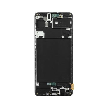 Samsung Galaxy A71 Skærm & For Cover GH82-22152A - Sort