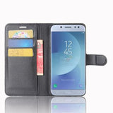 Samsung Galaxy J3 (2017) Pung Cover med Magnetisk Lukning - Sort