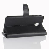 Samsung Galaxy J3 (2017) Pung Cover med Magnetisk Lukning - Sort