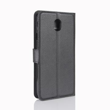 Samsung Galaxy J3 (2017) Pung Cover med Magnetisk Lukning - Sort