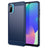 Samsung Galaxy M06/F06 5G Børstet TPU Cover - Karbonfiber - blå