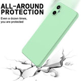Samsung Galaxy M06/F06 5G Flydende silikone cover med håndrem - grøn