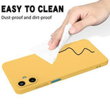 Samsung Galaxy M06/F06 5G Flydende silikone cover med håndrem - gul