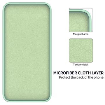 Samsung Galaxy M15/F15 Liquid Silikone Cover med Strop - Grøn