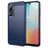 Samsung Galaxy M16/F36 Børstet TPU Cover - Karbonfiber - blå