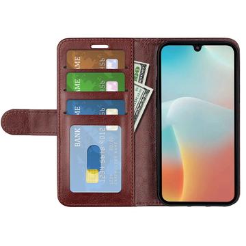 Samsung Galaxy M16 Pung med Magnetisk Lukning - brun