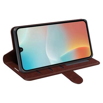 Samsung Galaxy M16 Pung med Magnetisk Lukning - brun