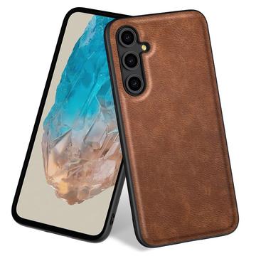 Samsung Galaxy M35 Dækket Hybrid Cover - Brun