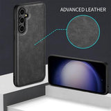 Samsung Galaxy M35 Dækket Hybrid Cover - Sort