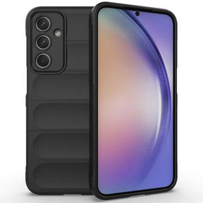 Samsung Galaxy M35 Rugged TPU Cover - Sort