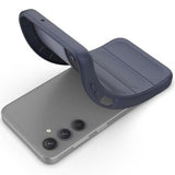 Samsung Galaxy M35 Rugged TPU Cover - Mørkeblå
