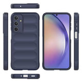 Samsung Galaxy M35 Rugged TPU Cover - Mørkeblå