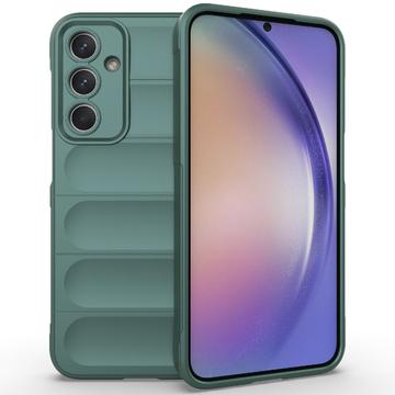 Samsung Galaxy M35 Rugged TPU Cover - Grøn