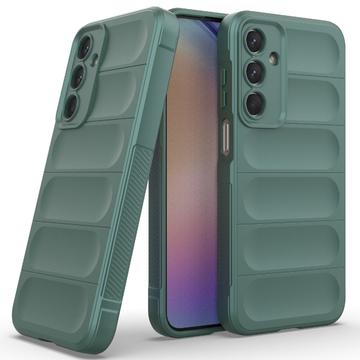 Samsung Galaxy M35 Rugged TPU Cover - Grøn