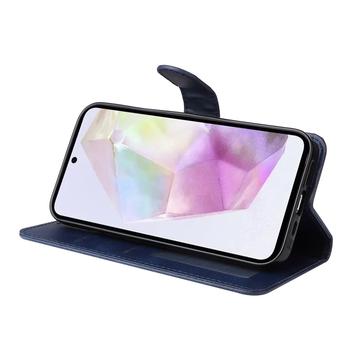 Samsung Galaxy M35 Pung med Magnetisk Lukning - Blå