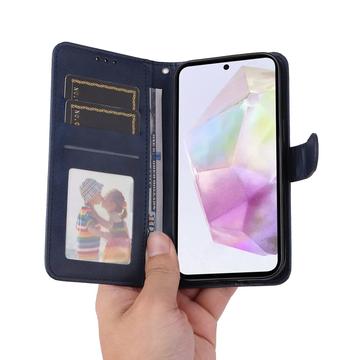 Samsung Galaxy M35 Pung med Magnetisk Lukning - Blå