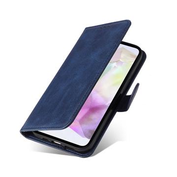 Samsung Galaxy M35 Pung med Magnetisk Lukning - Blå