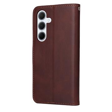 Samsung Galaxy M35 Pung med Magnetisk Lukning - brun