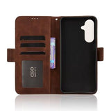 Samsung Galaxy M36 Kortholder Pung Etui - Brun