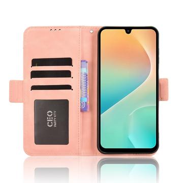 Samsung Galaxy M36 Kortholder Pung Etui - Pink