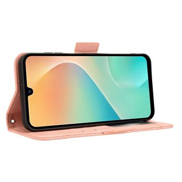 Samsung Galaxy M36 Kortholder Pung Etui - Pink