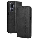Samsung Galaxy M36 Retro Pung Taske med Magnetisk Lukning - Sort